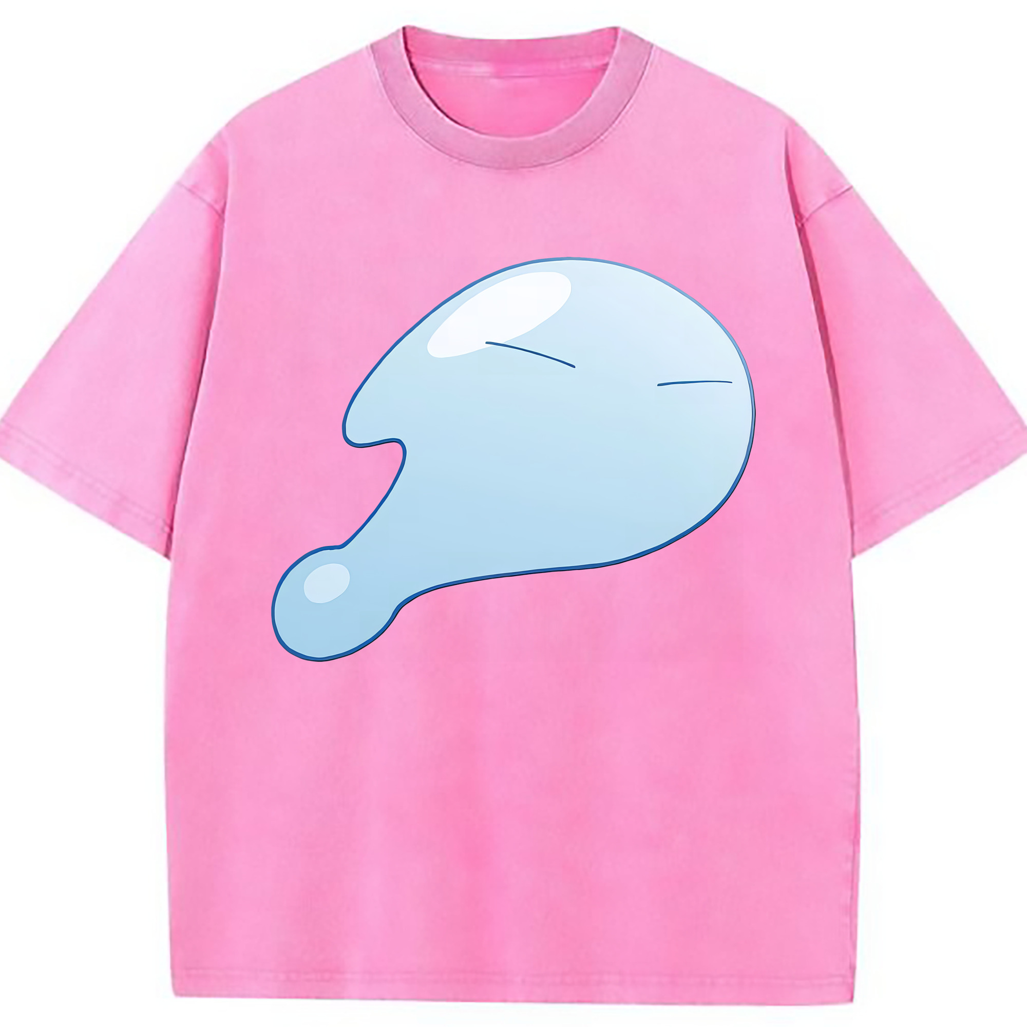 （画像用） 転スラ Regarding Reincarnated to Slime 綿100% ヴィンテージ風 半袖Tシャツ（フロントプリント）